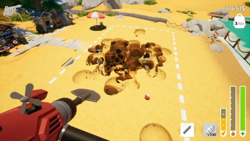 Screenshot 2 from A Game About Digging A Hole Together